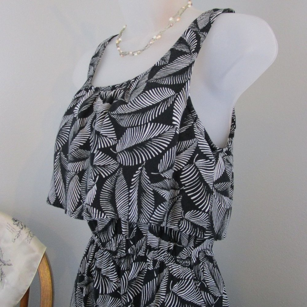 👗HP👗 Merona Leaf Print Sleeveless Maxi Dress - Picture 5 of 11